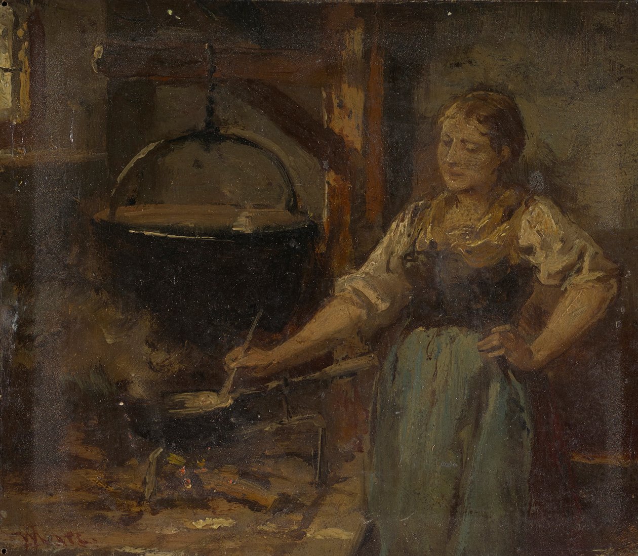 Selský interiér od Wilhelm Marc