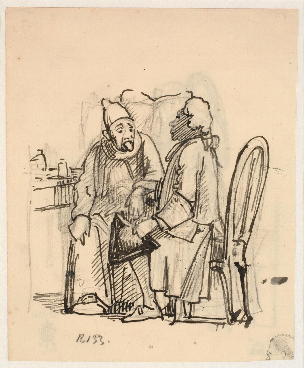 Návštěva lékaře od Wilhelm Marstrand