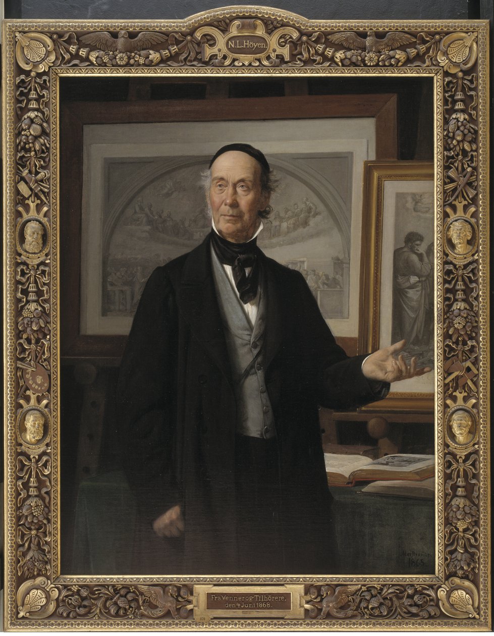 Historik umění N.L. Kopec od Wilhelm Marstrand