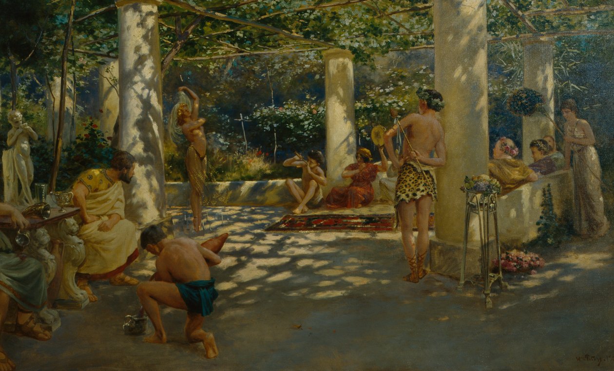 římská scéna od Wilhelm Peters