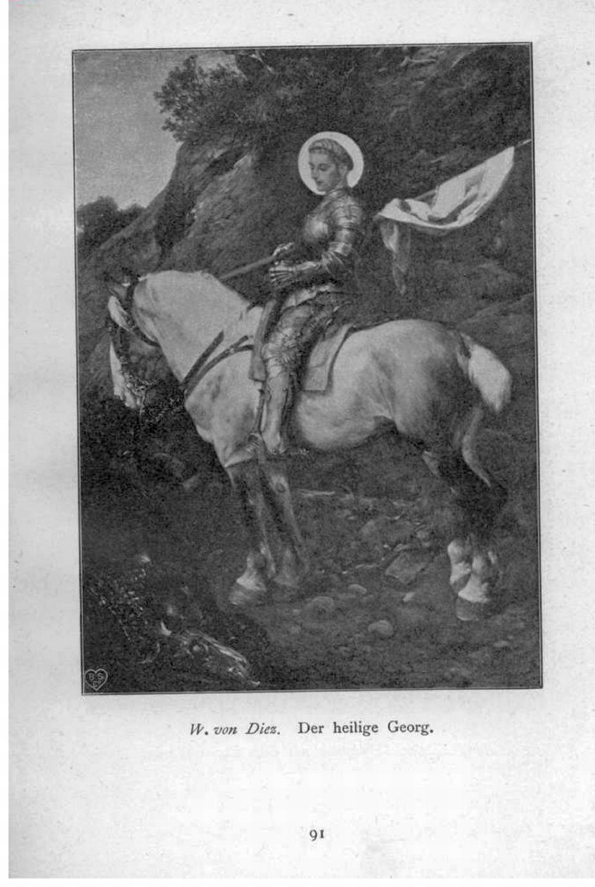 Svatý Jiří od Wilhelm Von Diez