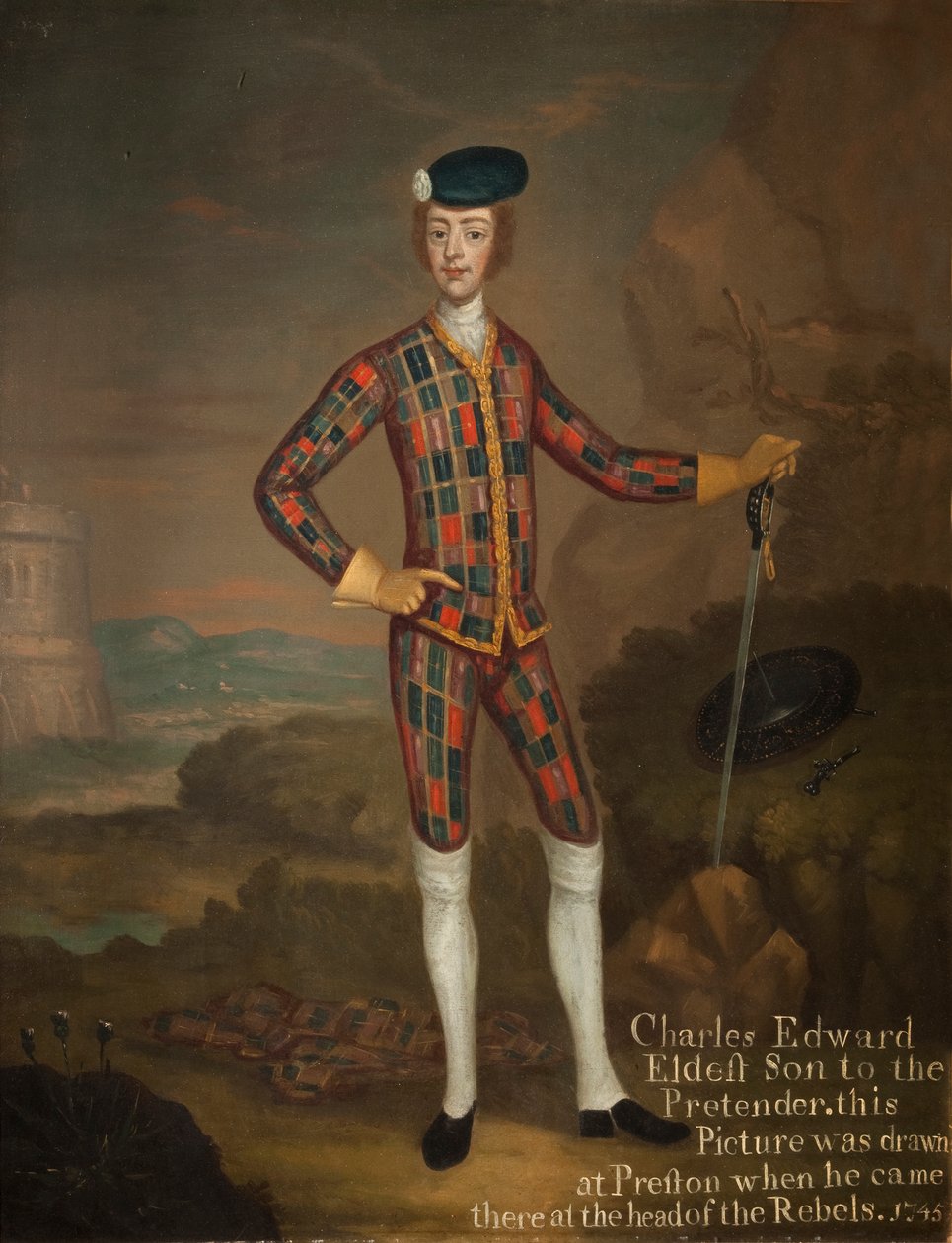 Princ Charles Edward Stuart, syn starého uchazeče, 1745 od Willem Verelst