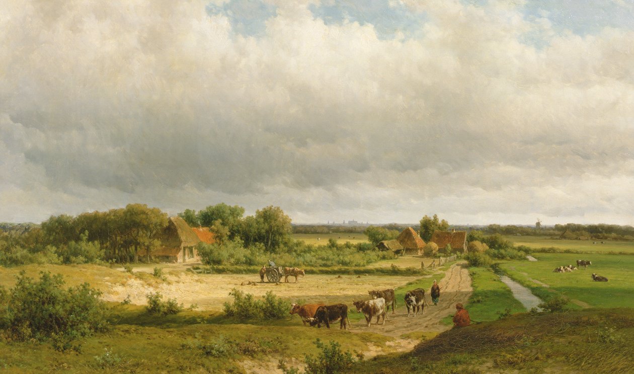Rozsáhlá holandská krajina od Willem Vester