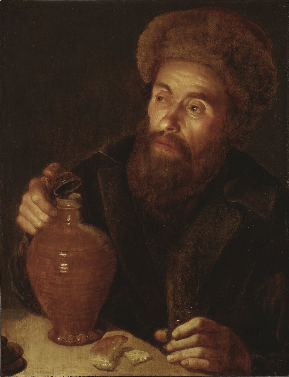 Starý muž s džbánem od Willem van der Vliet