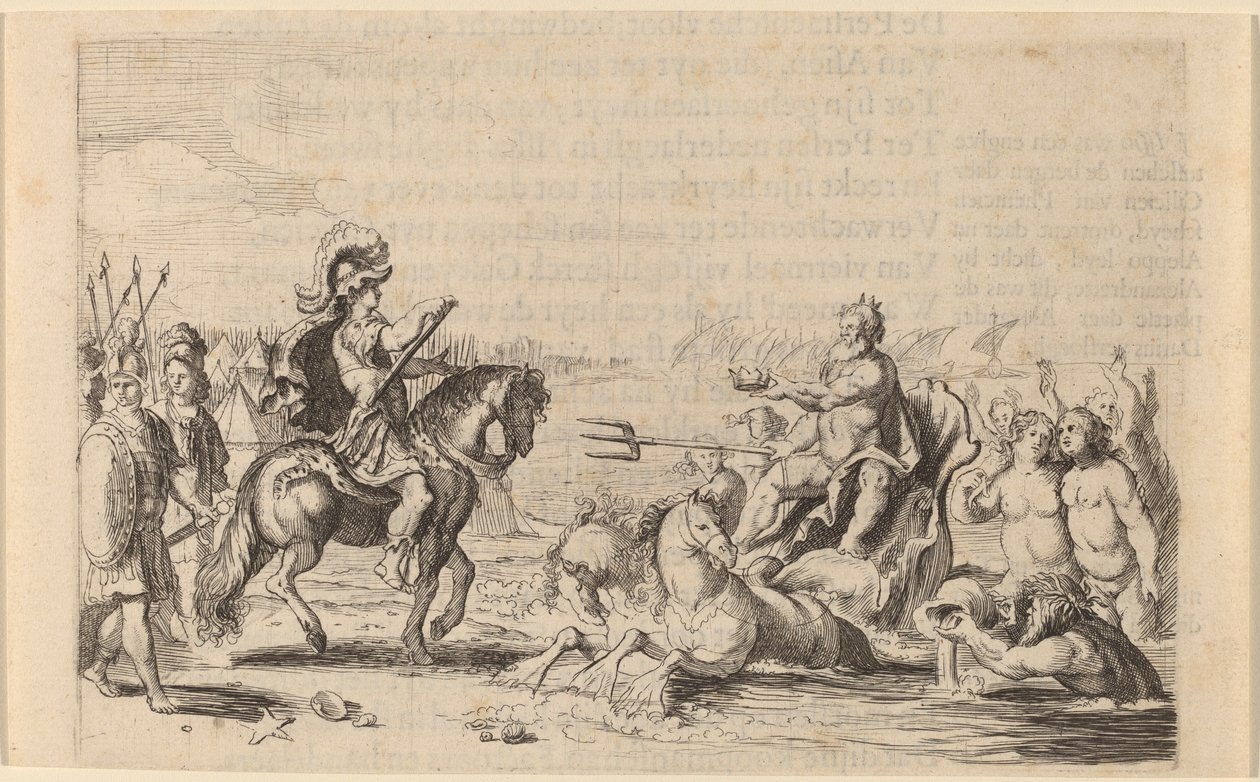 Alexandr Veliký a Neptun od Willem Basse