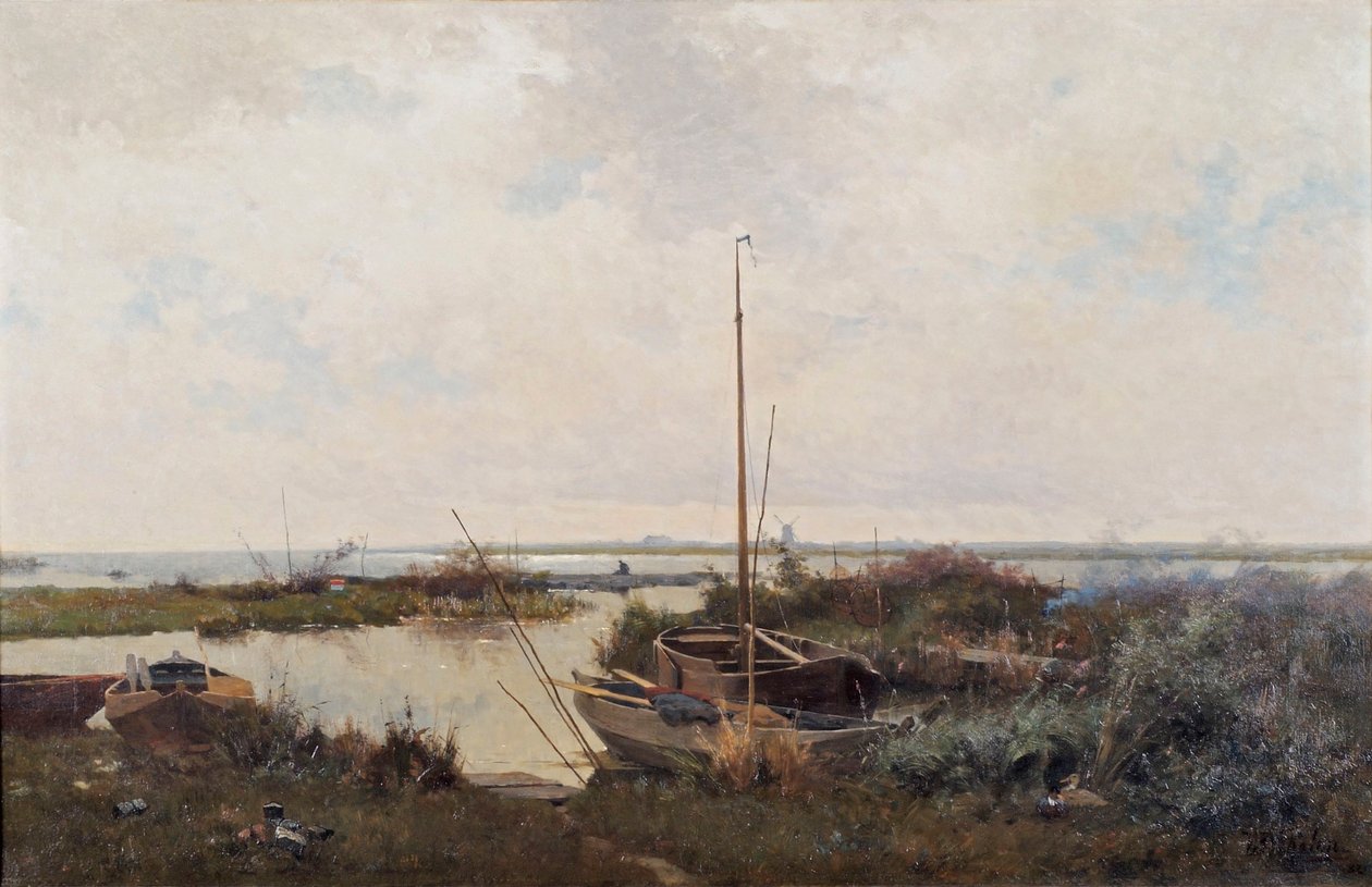 Říční krajina, 1882. od Willem Bastiaan Tholen
