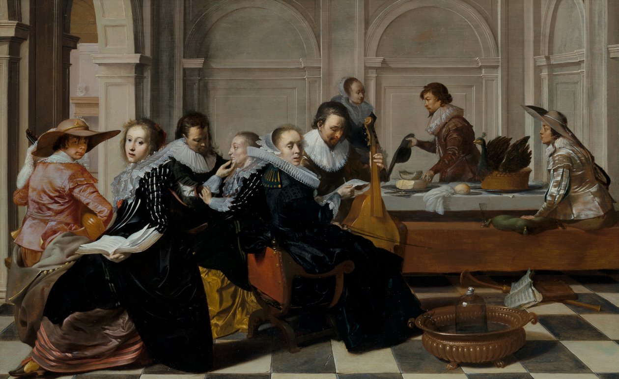 Hudební večírek od Willem Cornelisz Duyster