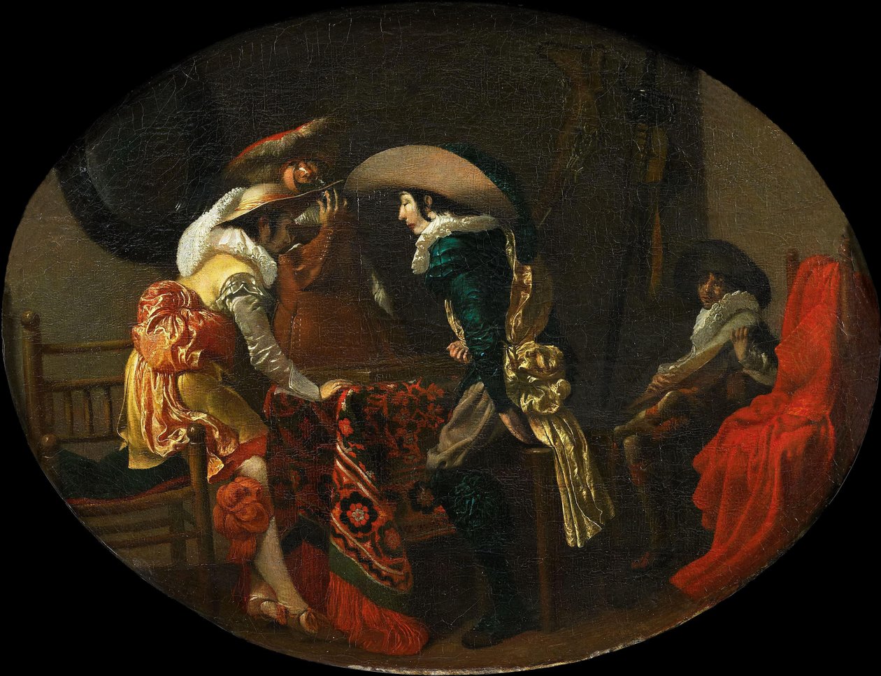 Hráči Tric-trac od Willem Cornelisz Duyster