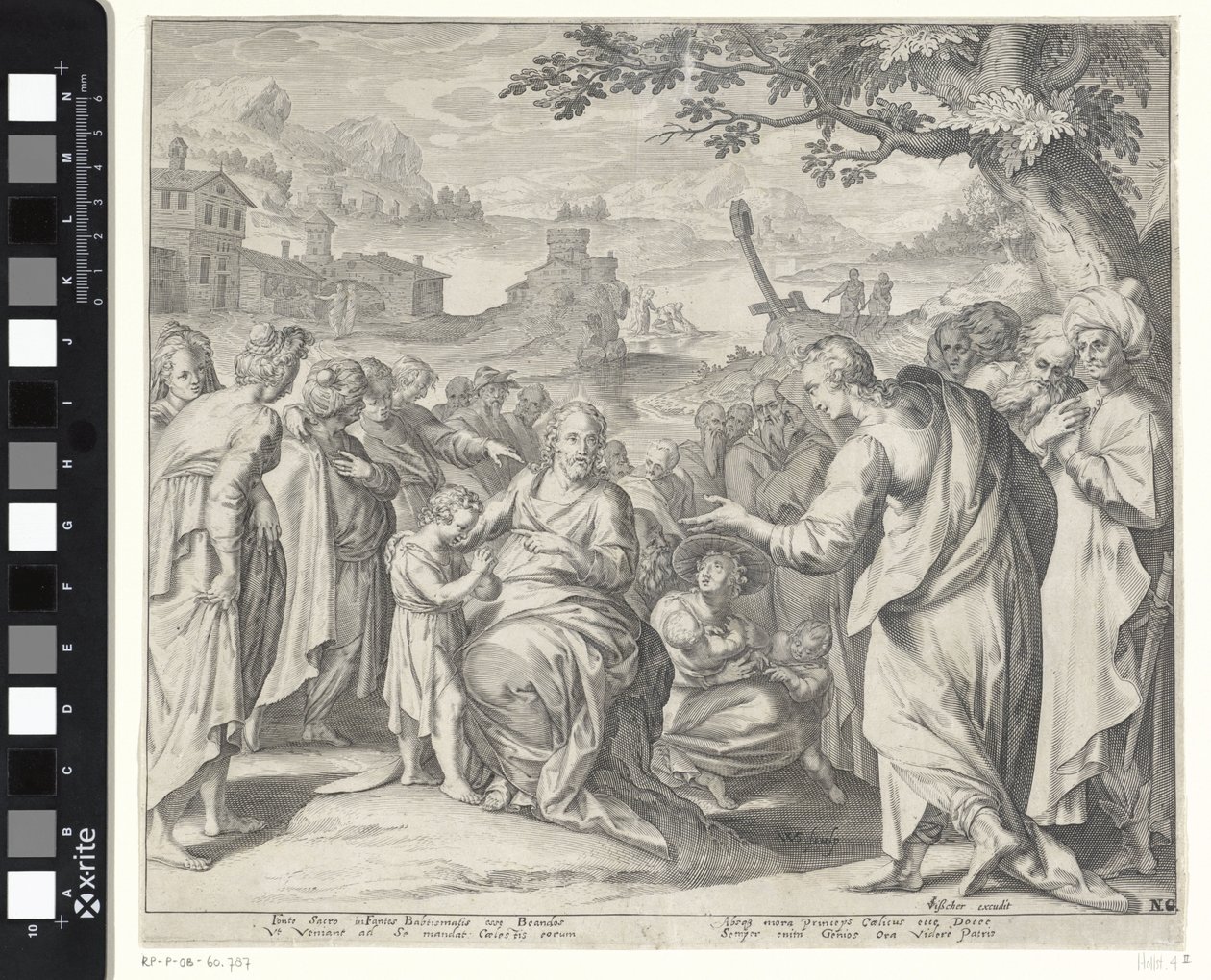 Kristus žehná dětem od Willem Isaacsz. van Swanenburg