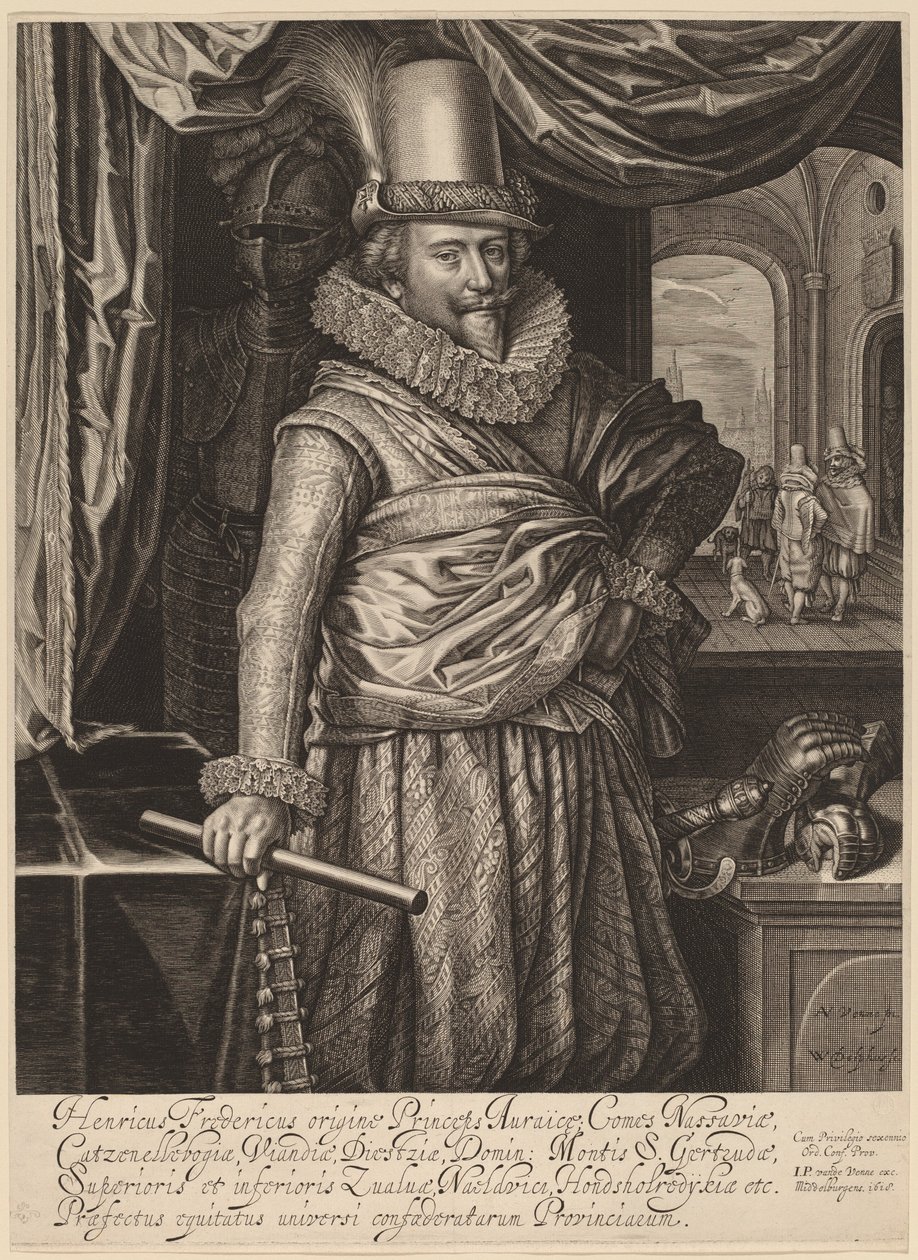 Frederik Hendrik, princ z Nassau-Orange od Willem Jacobsz Delff
