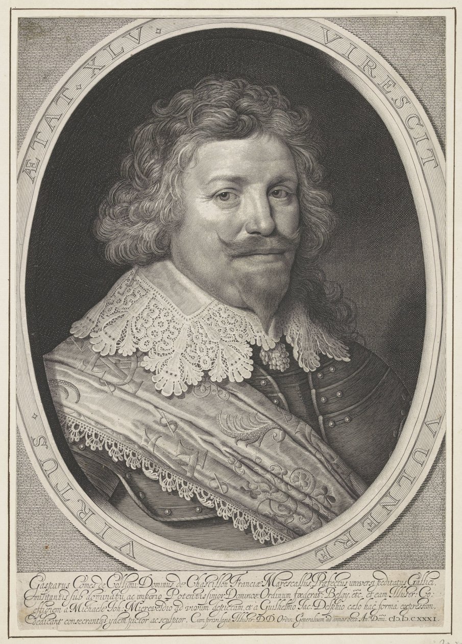 Portrét Gasparda de Coligny od Willem Jacobsz Delff