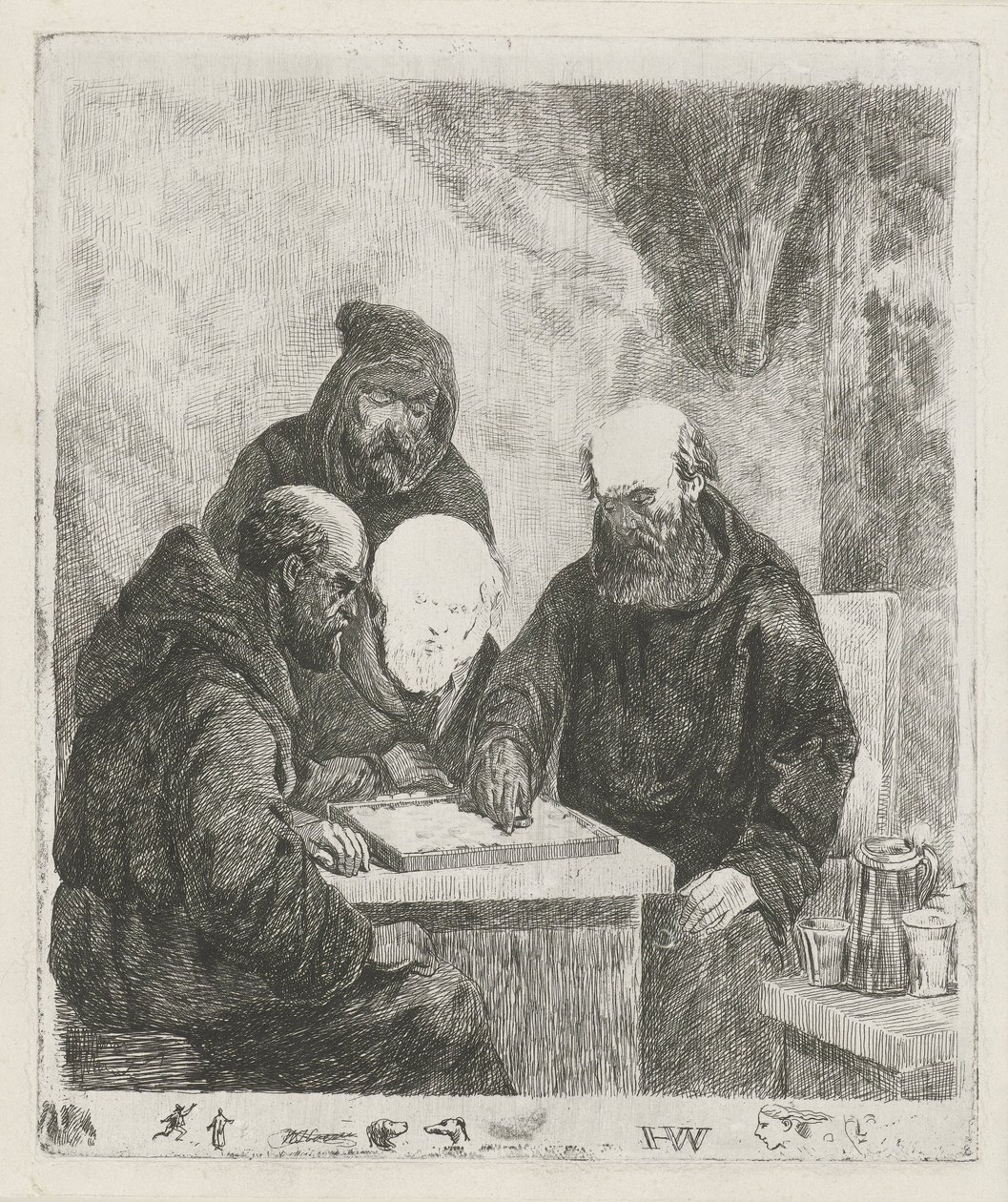 Kontrola mnichů od Willem Pieter Hoevenaar