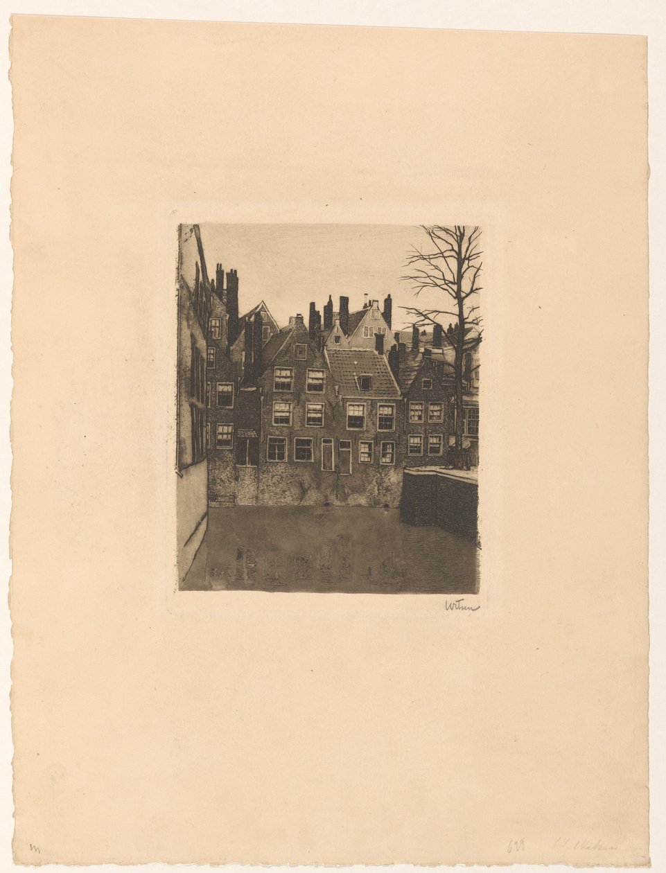 Groenendaal v Rotterdamu od Willem Witsen (signed by artist)