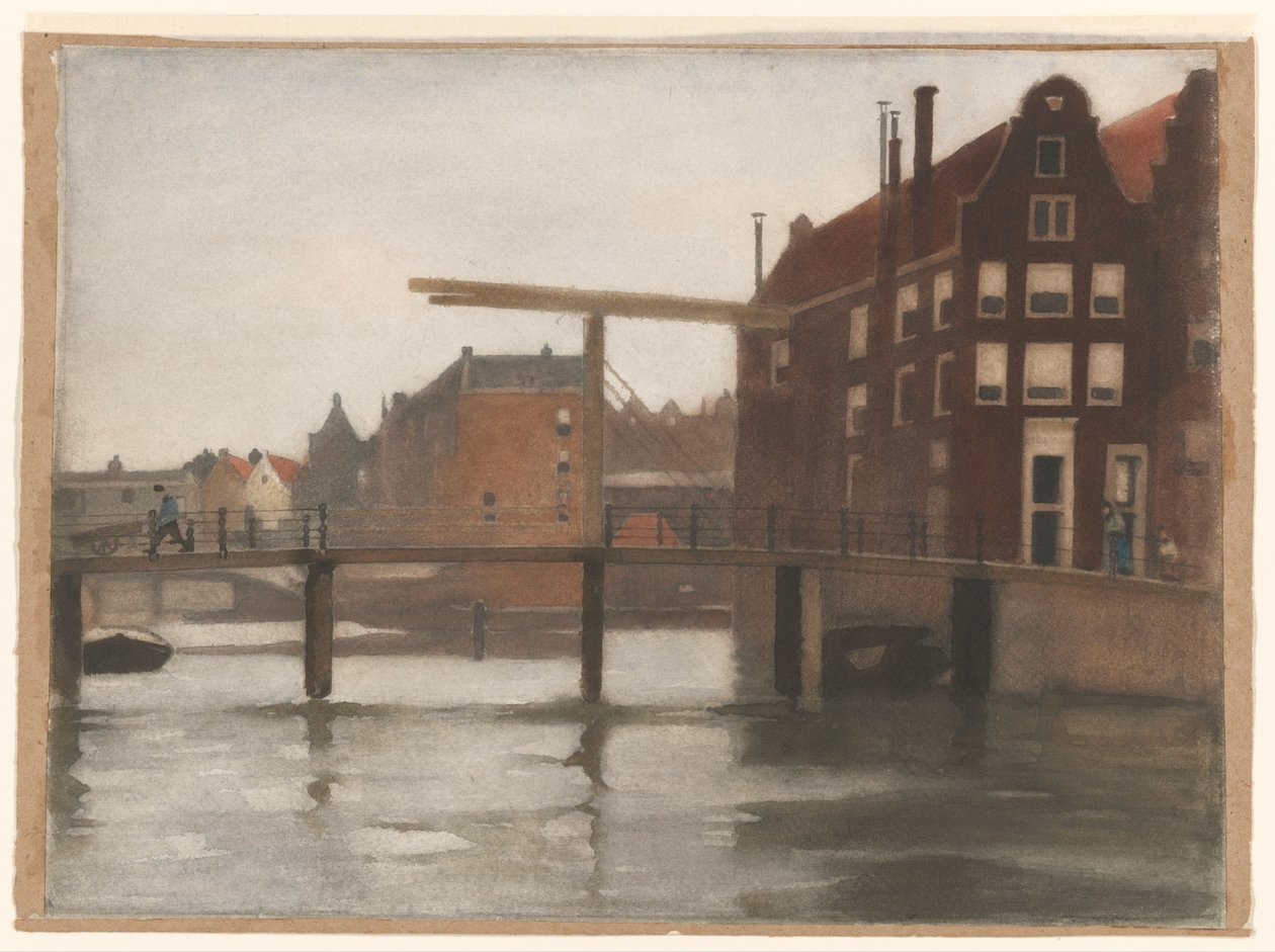 Pohled na Uilenburg v Amsterdamu od Willem Arnoldus Witsen