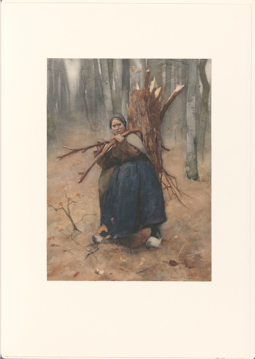 sběrač dřeva od Willem Arnoldus Witsen