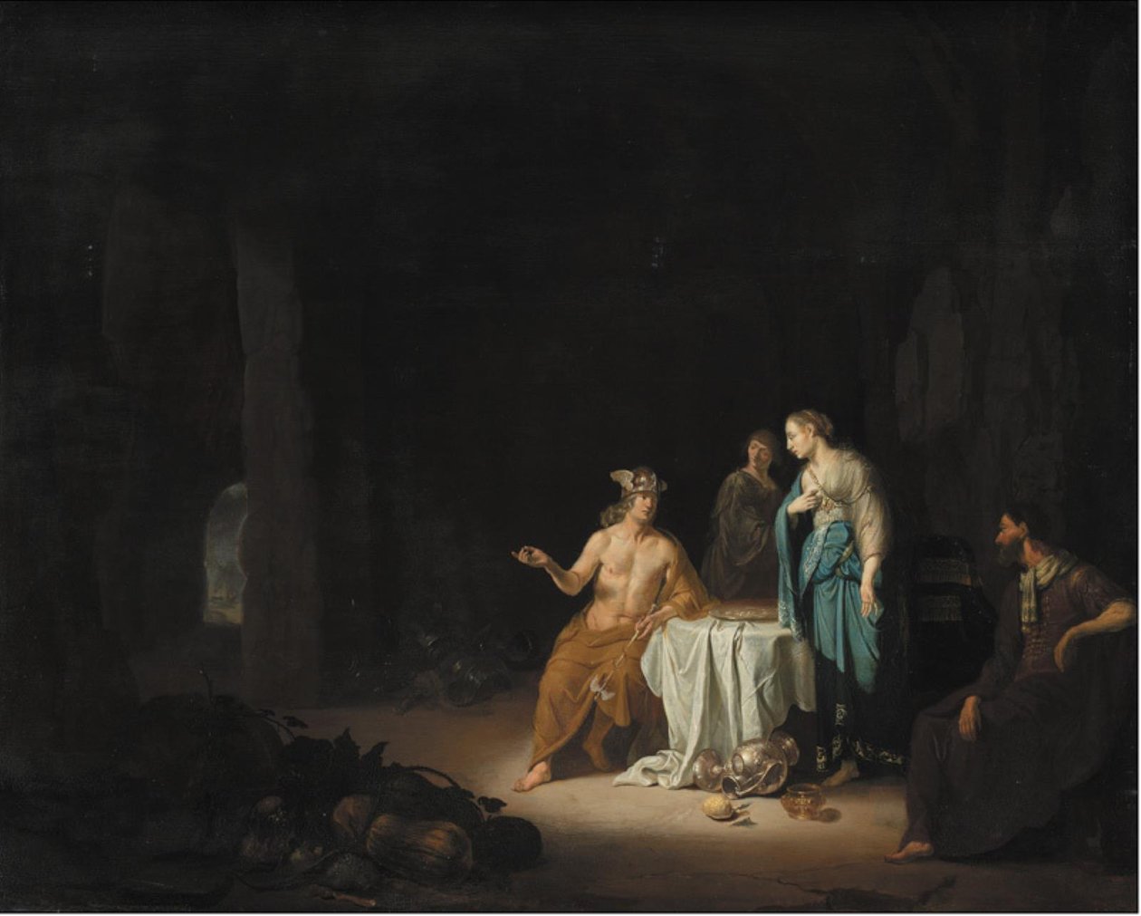 Merkur a Proserpina od Willem de Poorter