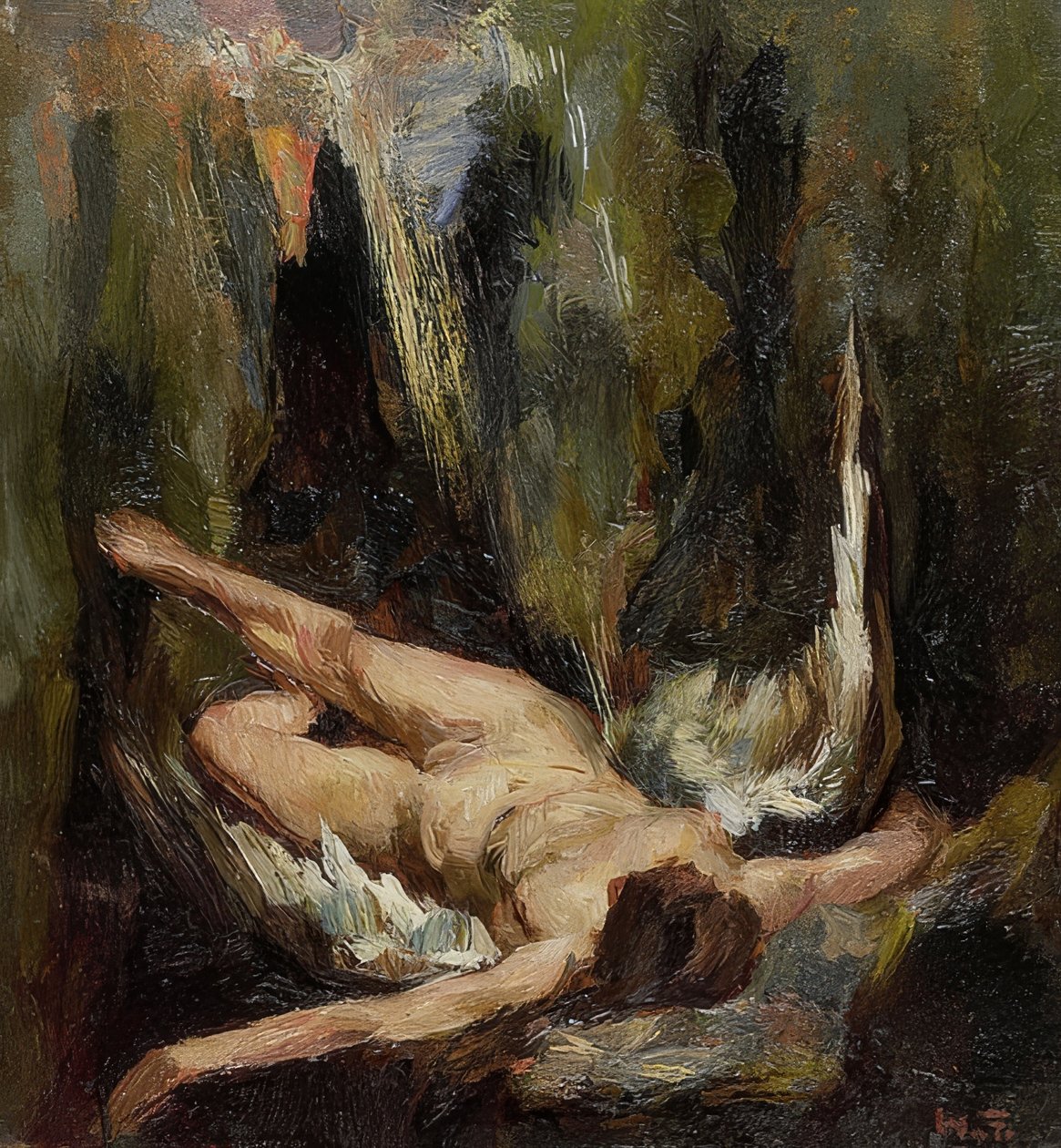 Padlý anděl (De gevallen engel) od Willem de Zwart
