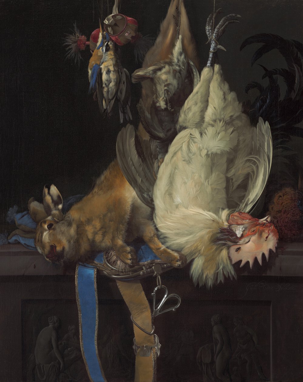 Still Life with Dead Game, 1661. od Willem van Aelst