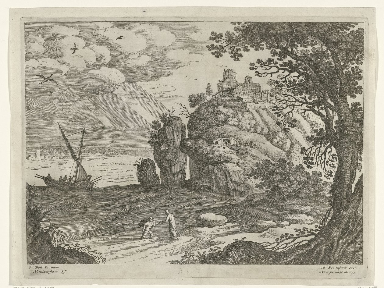 Zázračný úlovek Italské krajiny (název série) od Willem van Nieulandt (II)