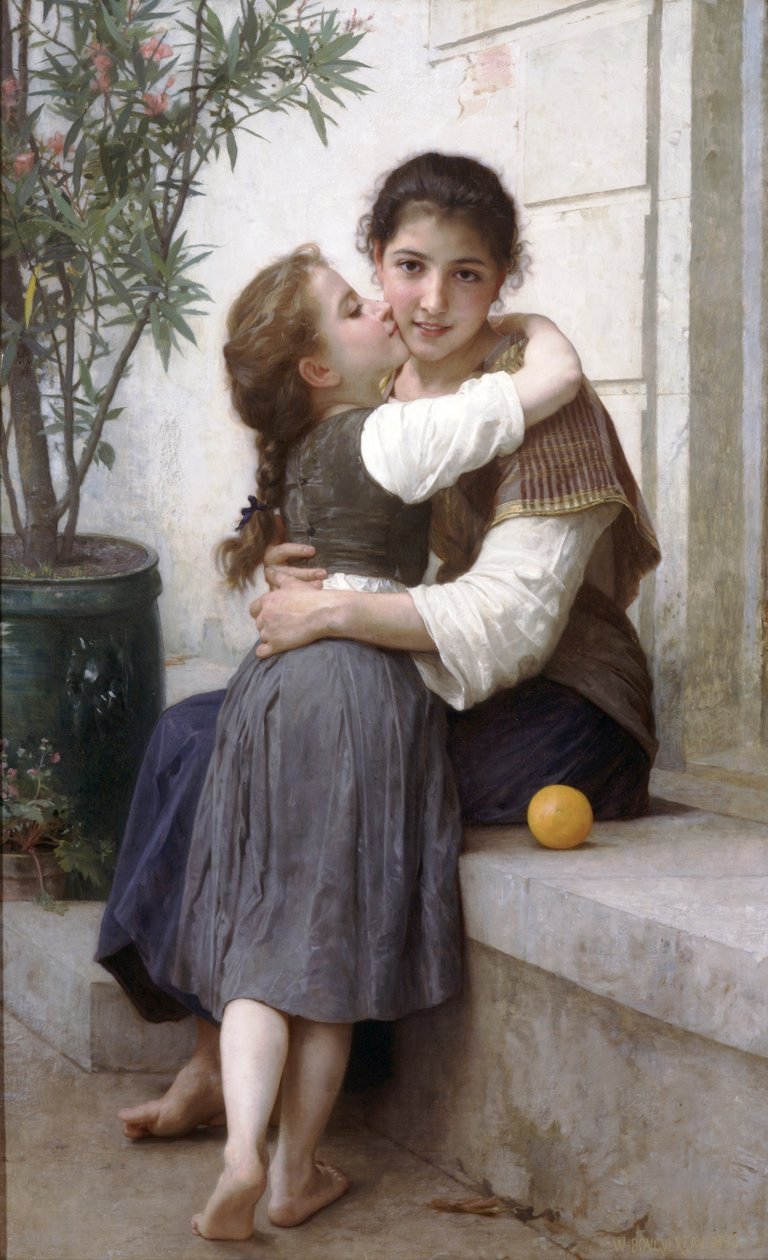 Trochu přemlouvání od William Adolphe Bouguereau