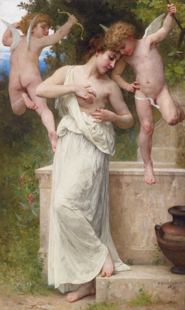 Zranění z lásky od William Adolphe Bouguereau