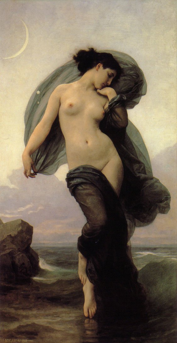 Večerní nálada od William Adolphe Bouguereau