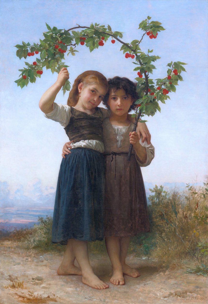 Třešňová větev od William Adolphe Bouguereau