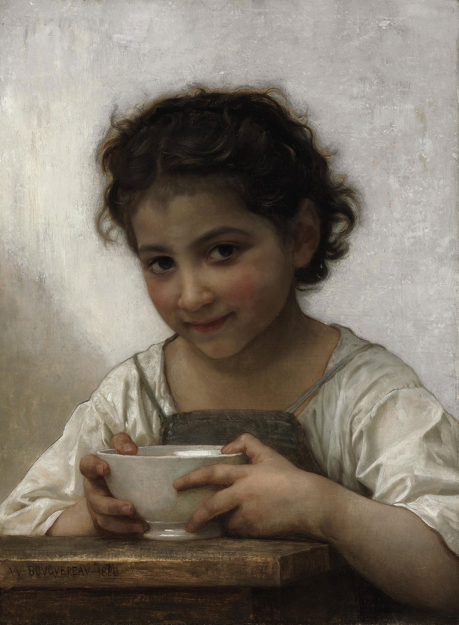 Mléčná polévka od William Adolphe Bouguereau