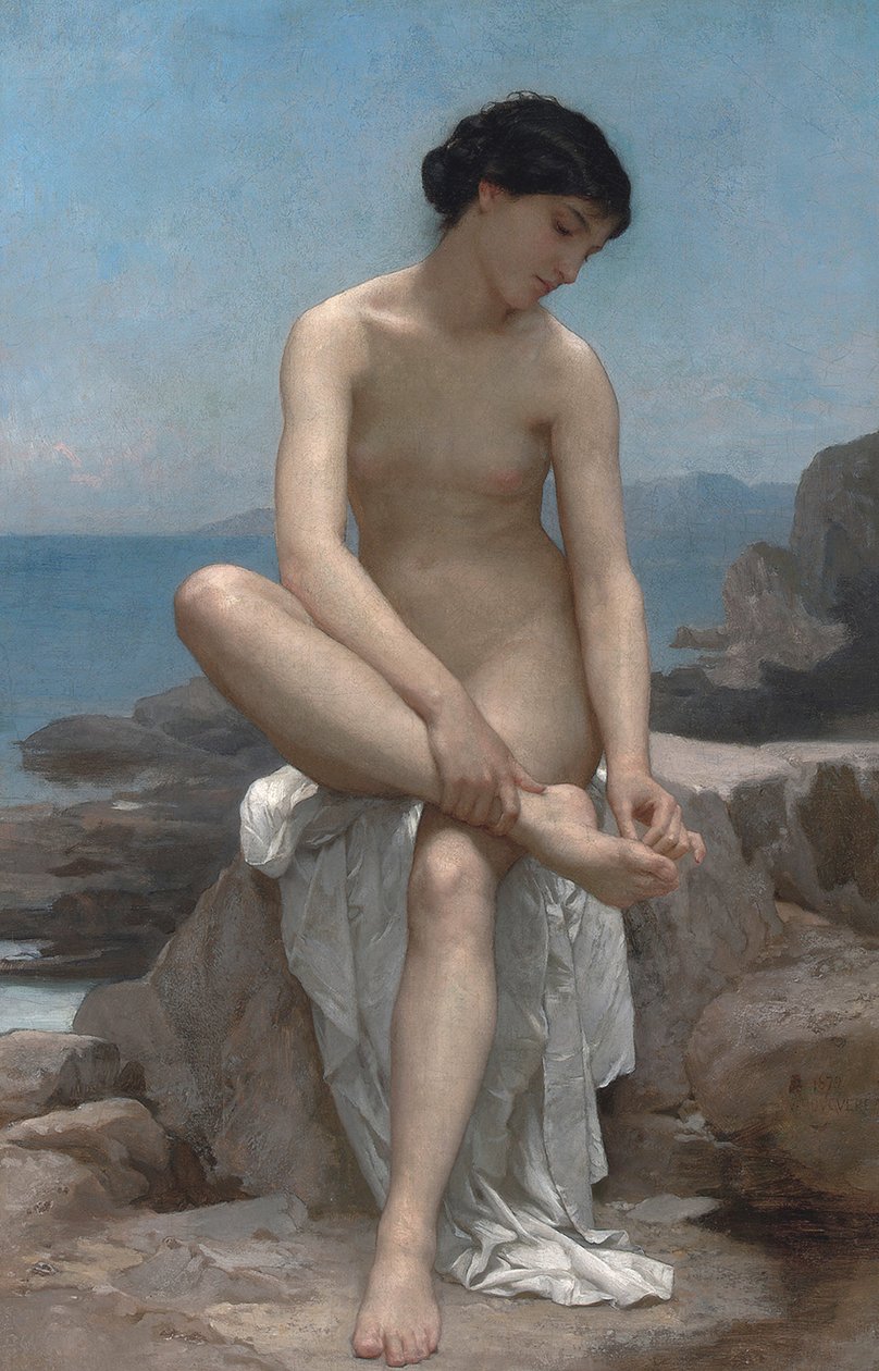 The Bather od William Adolphe Bouguereau