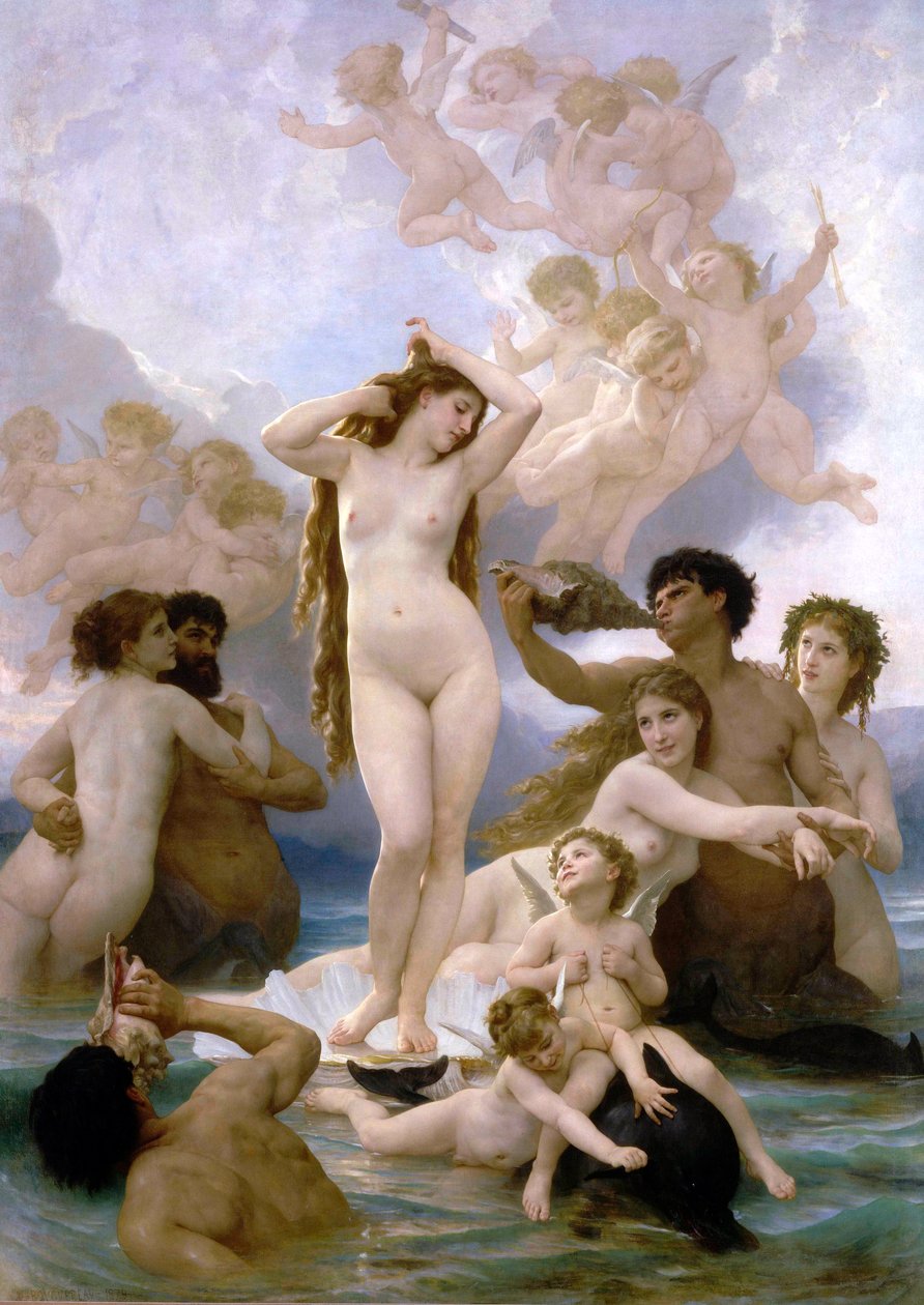 Zrození Venuše od William Adolphe Bouguereau