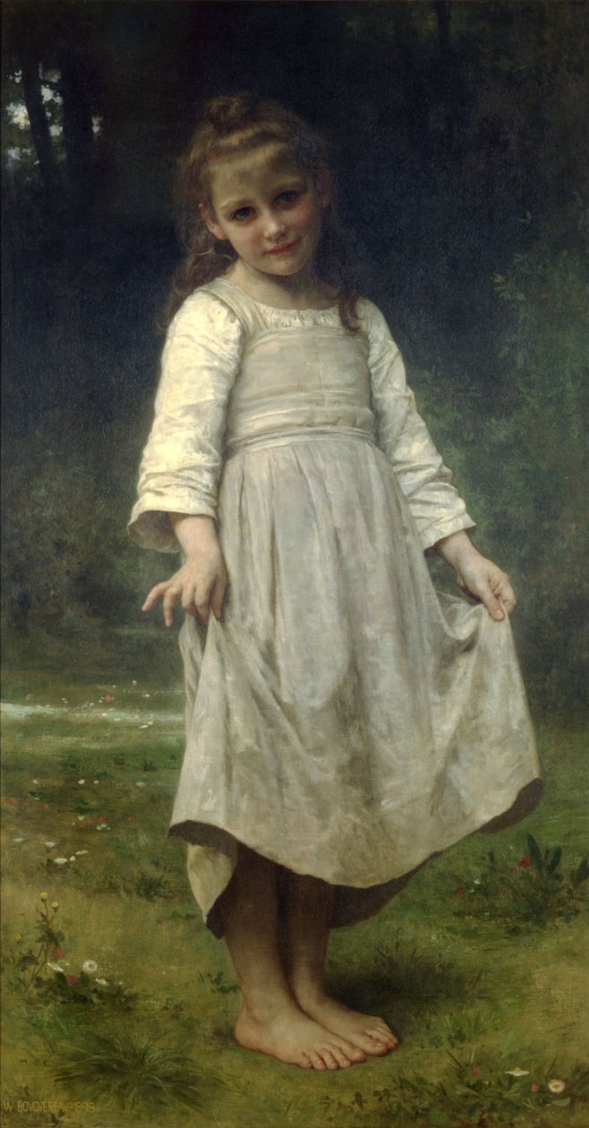 Curtsey od William Adolphe Bouguereau
