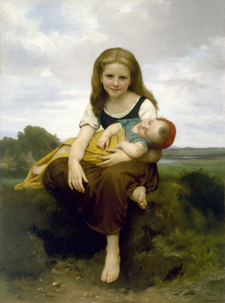 Starší sestra od William Adolphe Bouguereau