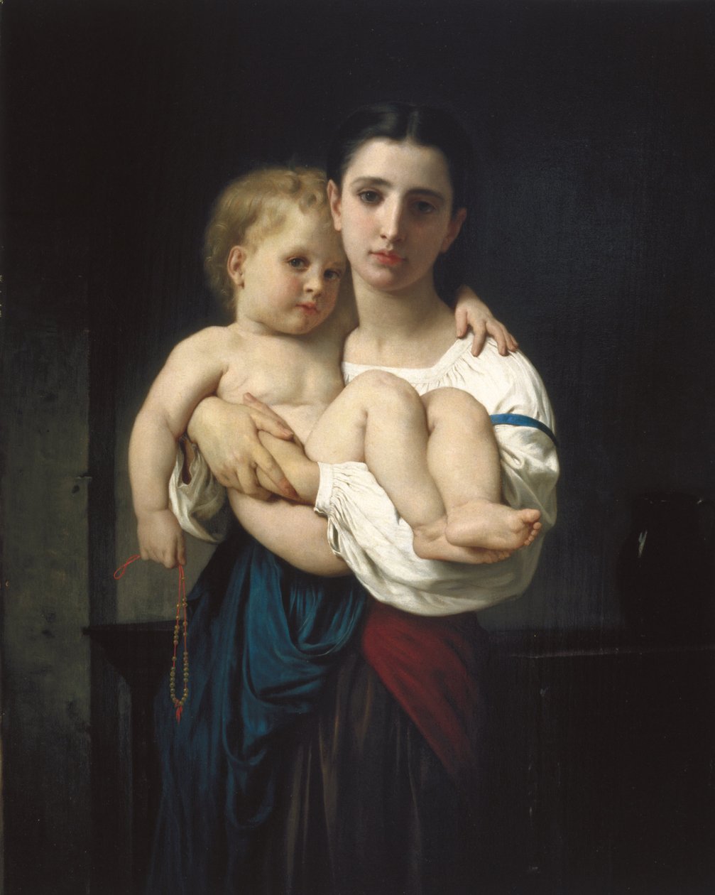 Starší sestra, redukce od William Adolphe Bouguereau