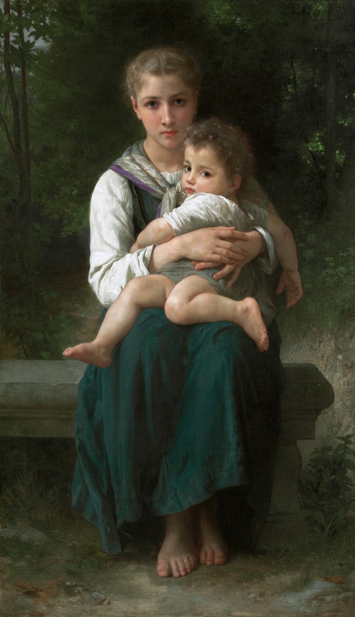 Dvě sestry od William Adolphe Bouguereau
