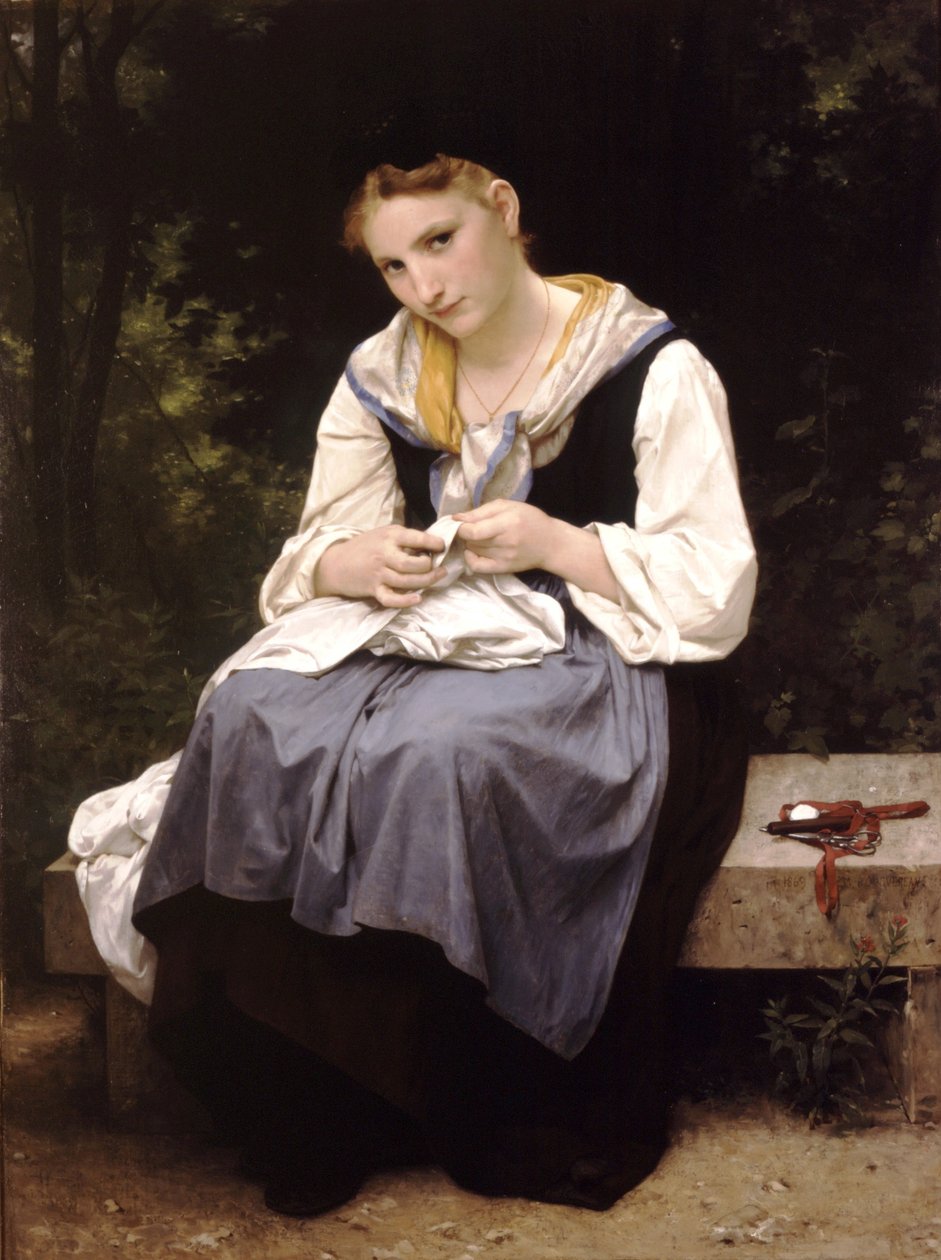 Mladý dělník od William Adolphe Bouguereau