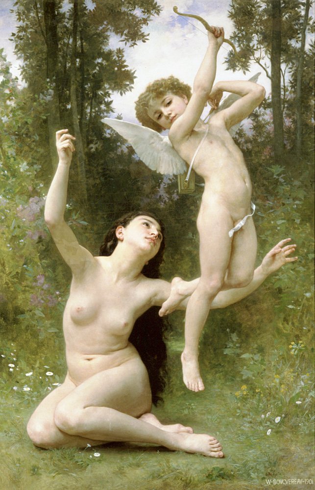 láska letí od William Adolphe Bouguereau