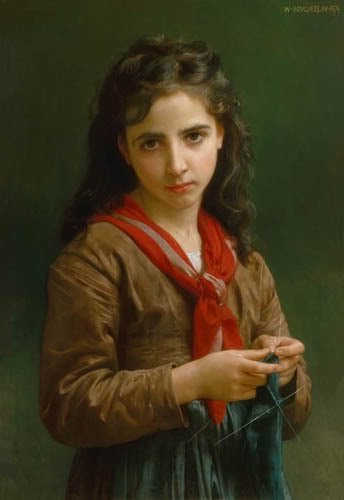 mladá dívka od William Adolphe Bouguereau