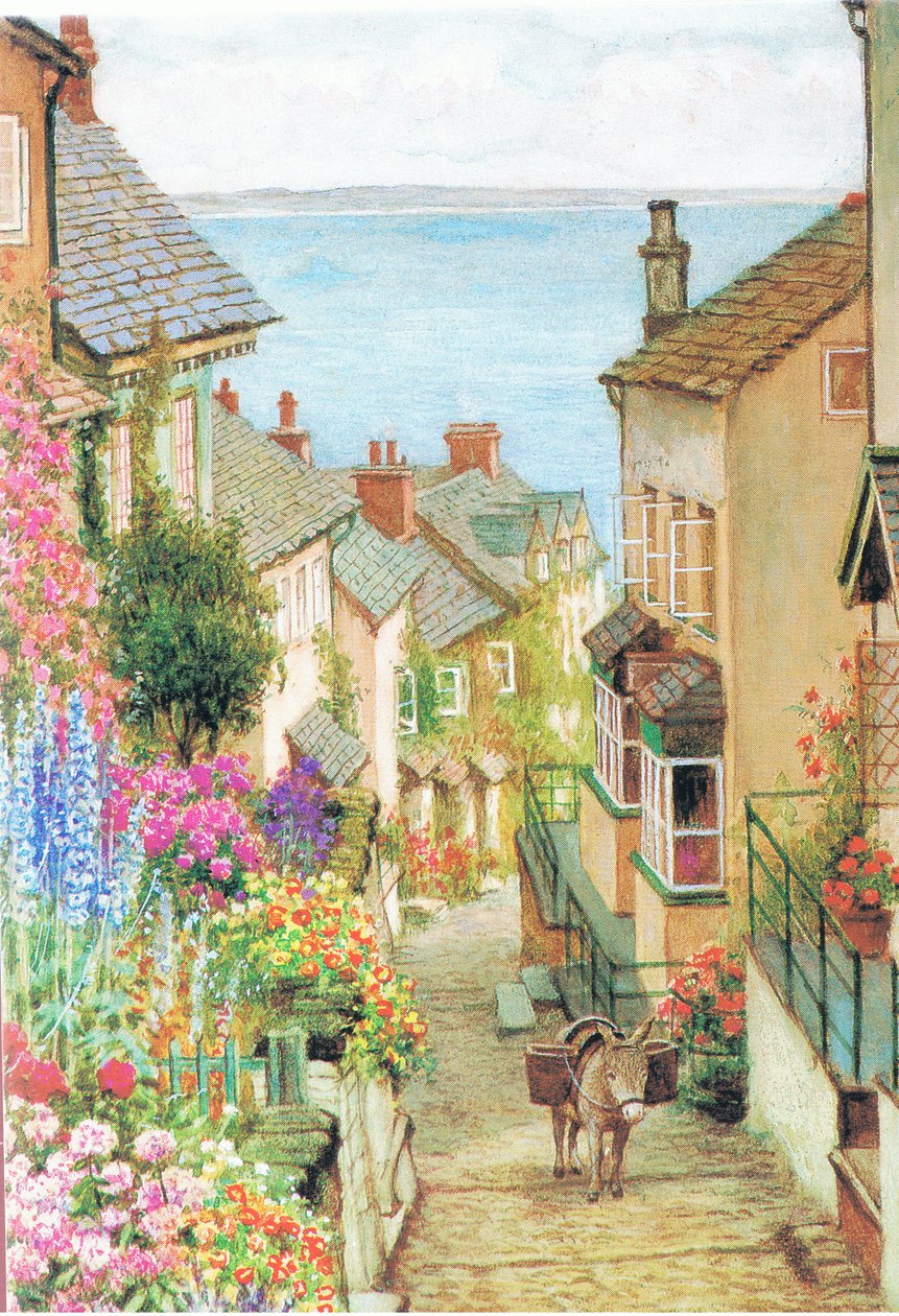 Clovelly, z neznámého zdroje od William Affleck Carruthers