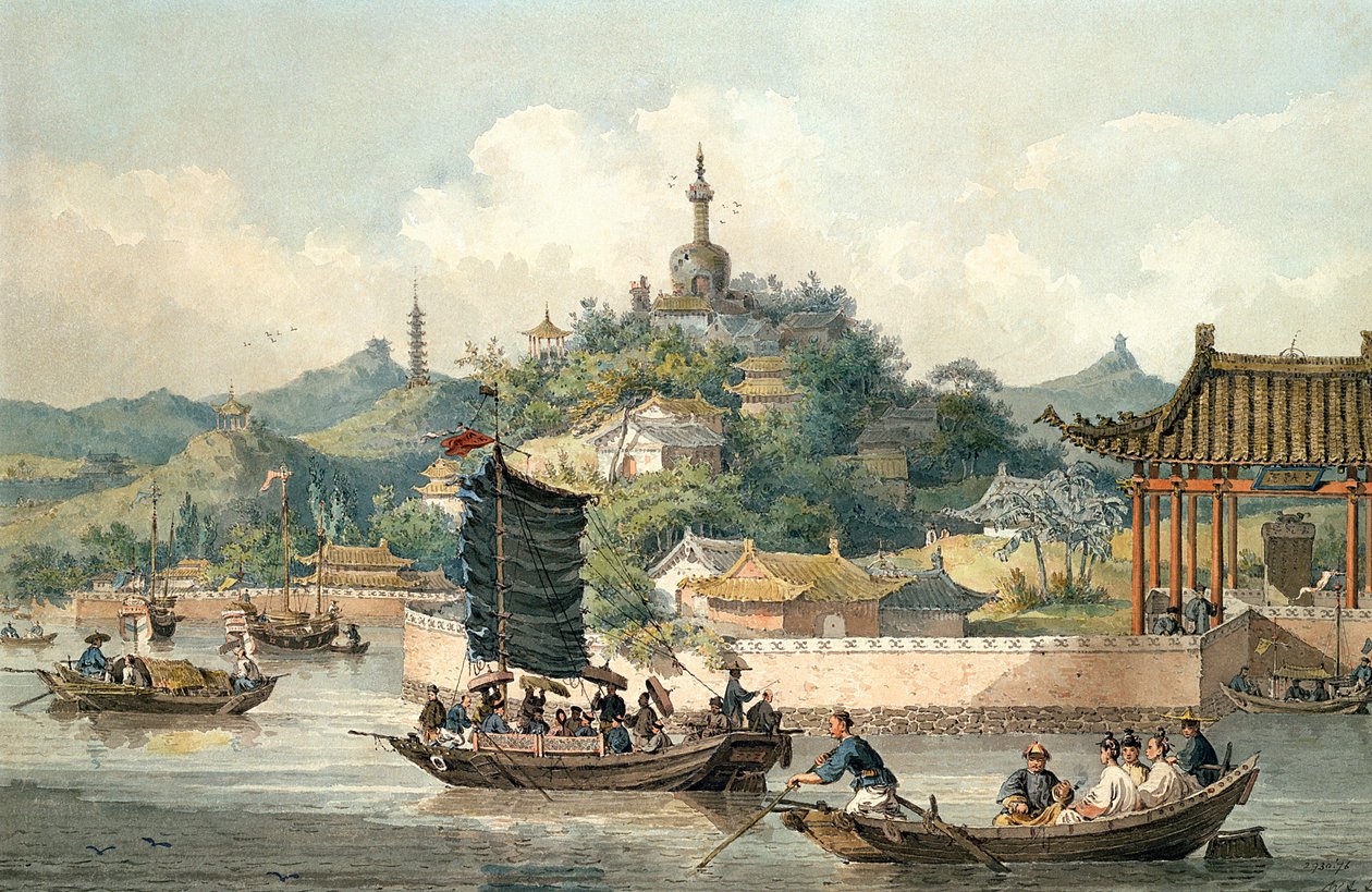 Císař čínských zahrad, Císařský palác, Peking, 1793 od William Alexander