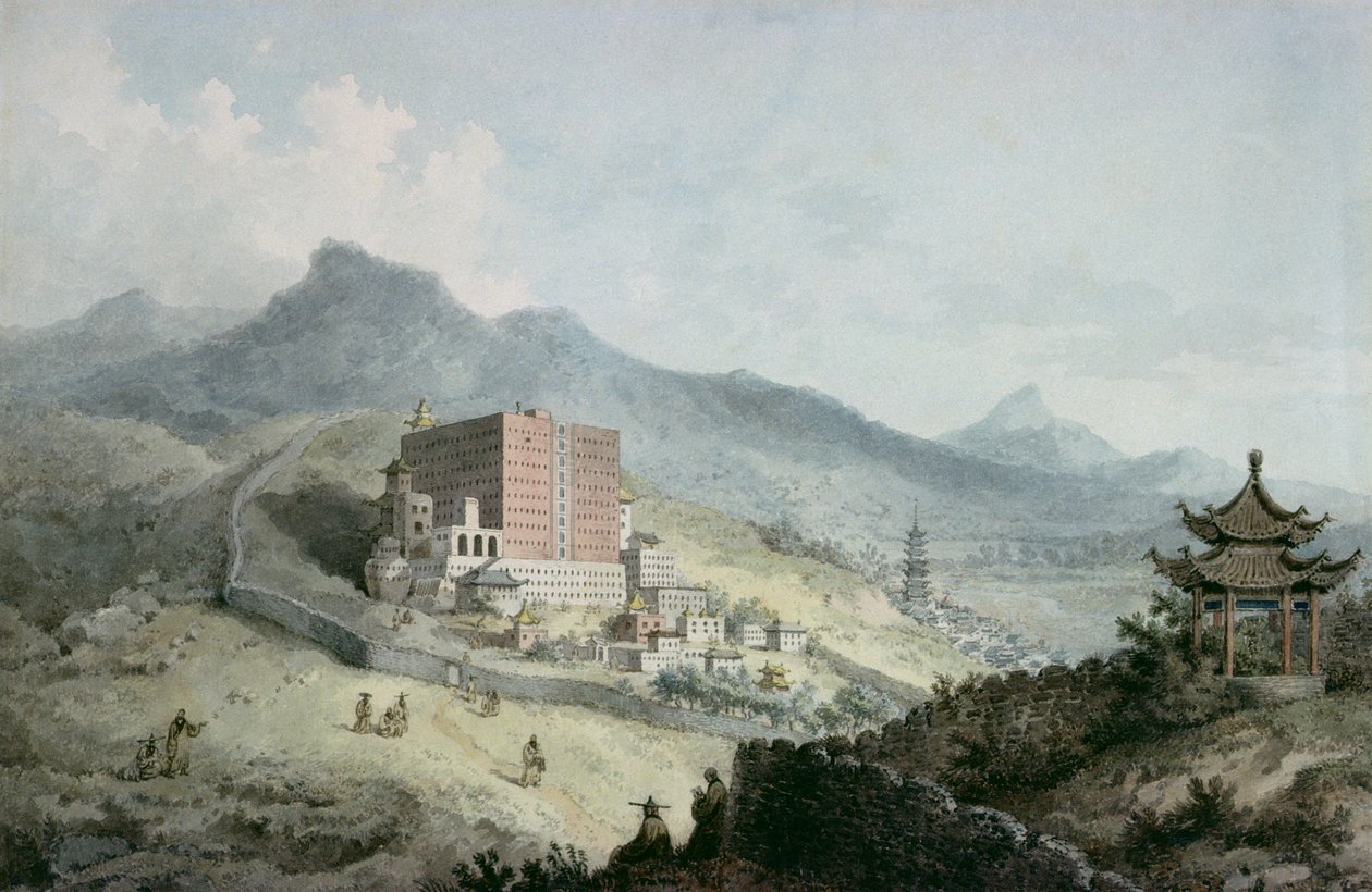 Poo Ta La, neboli Velký chrám Fo, poblíž Zeholu, Tibet, Čína od William Alexander