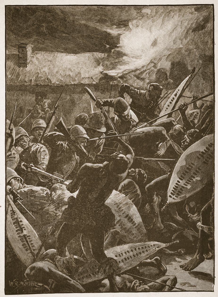 Došlo k vzájemnému zápasu, ilustrace z 
