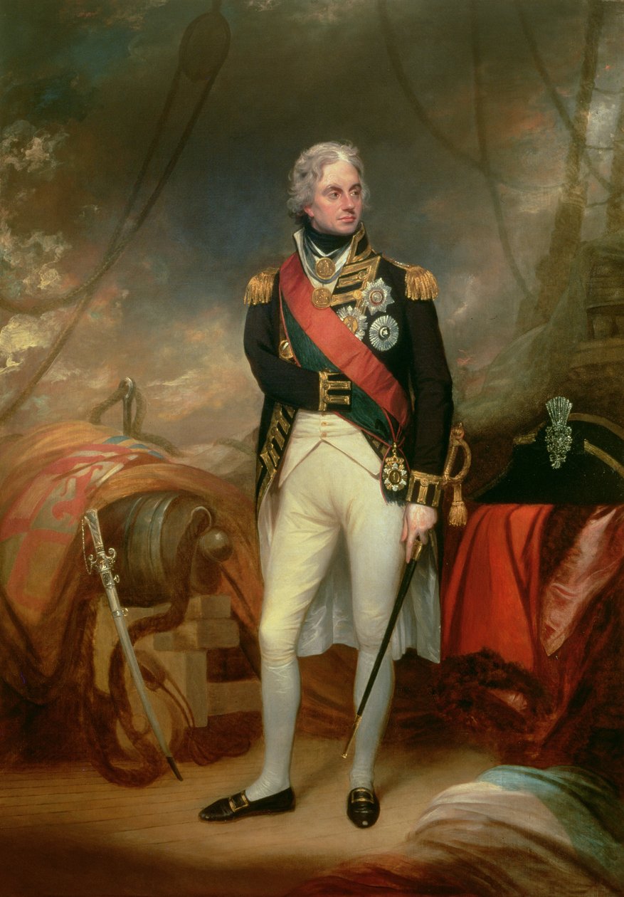 Portrét Horatio, vikomt Nelson (1758-1805) 1801 od William Beechey