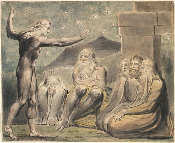 Jobs Evil Dreams od William Blake