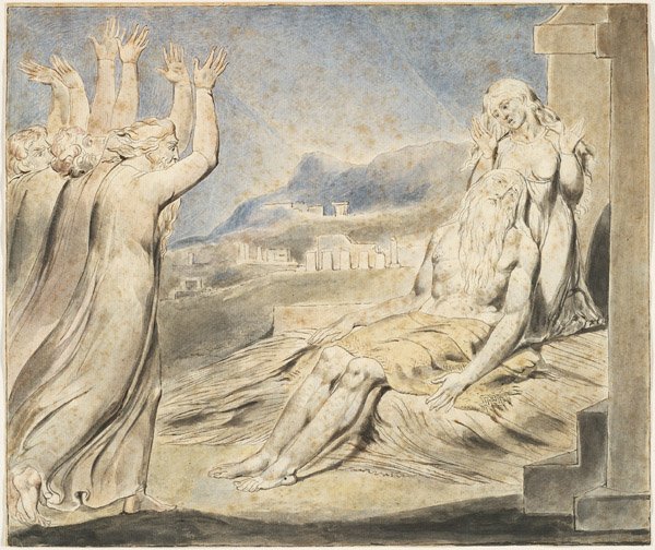 Jobs Evil Dreams od William Blake