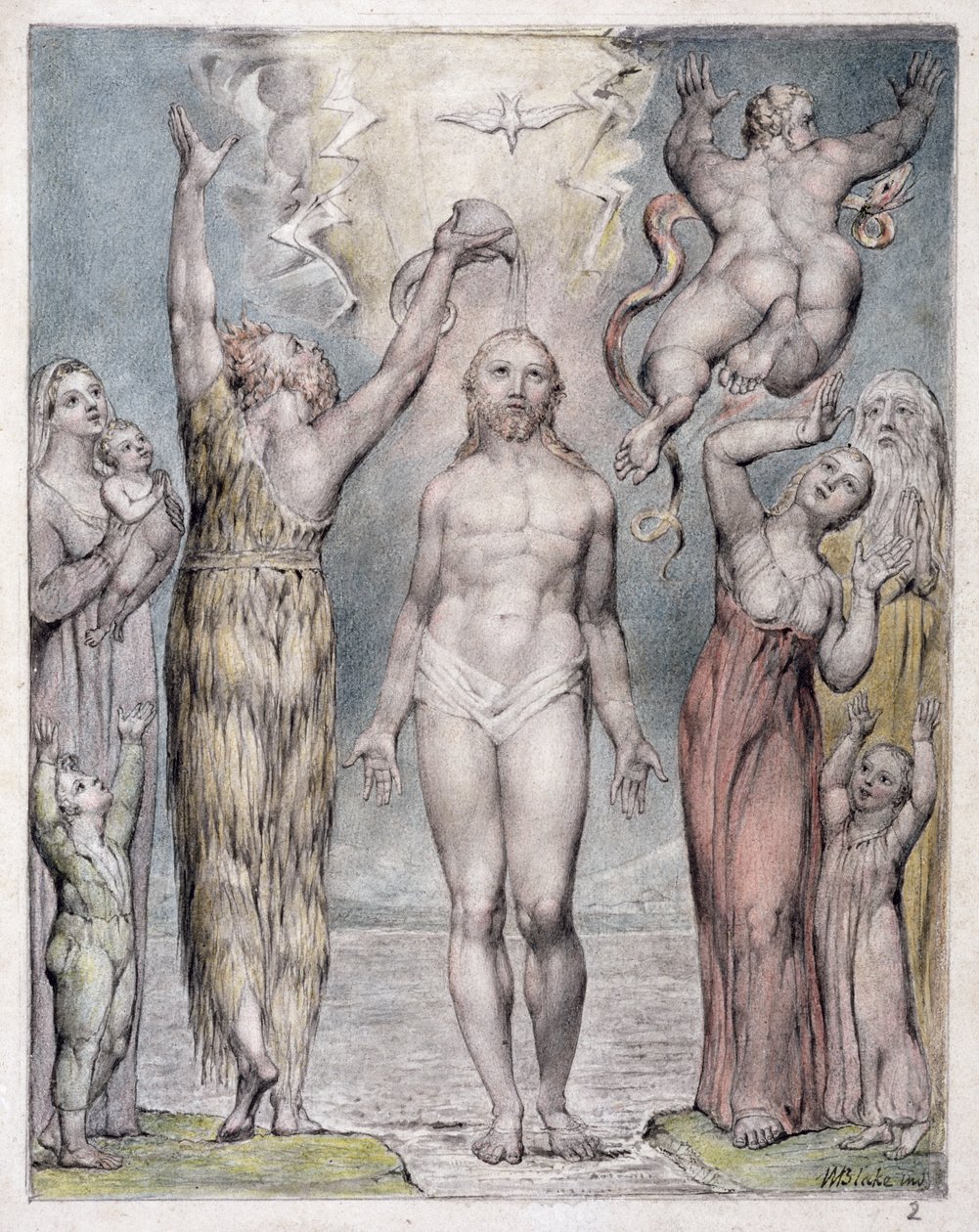 The Baptism of Christ, ilustrace z 