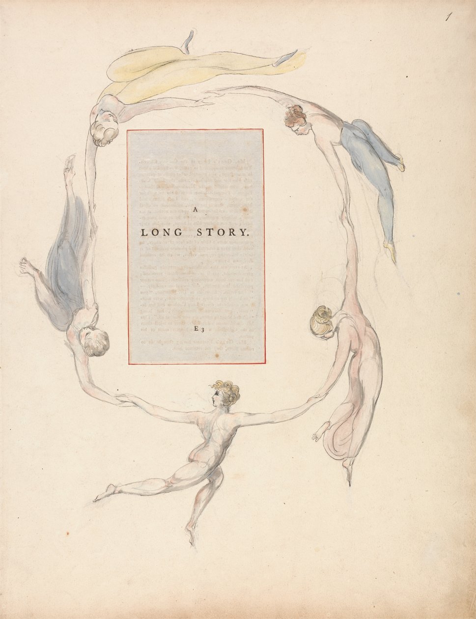 Básně Thomase Graye, Design 23, dlouhý příběh. od William Blake
