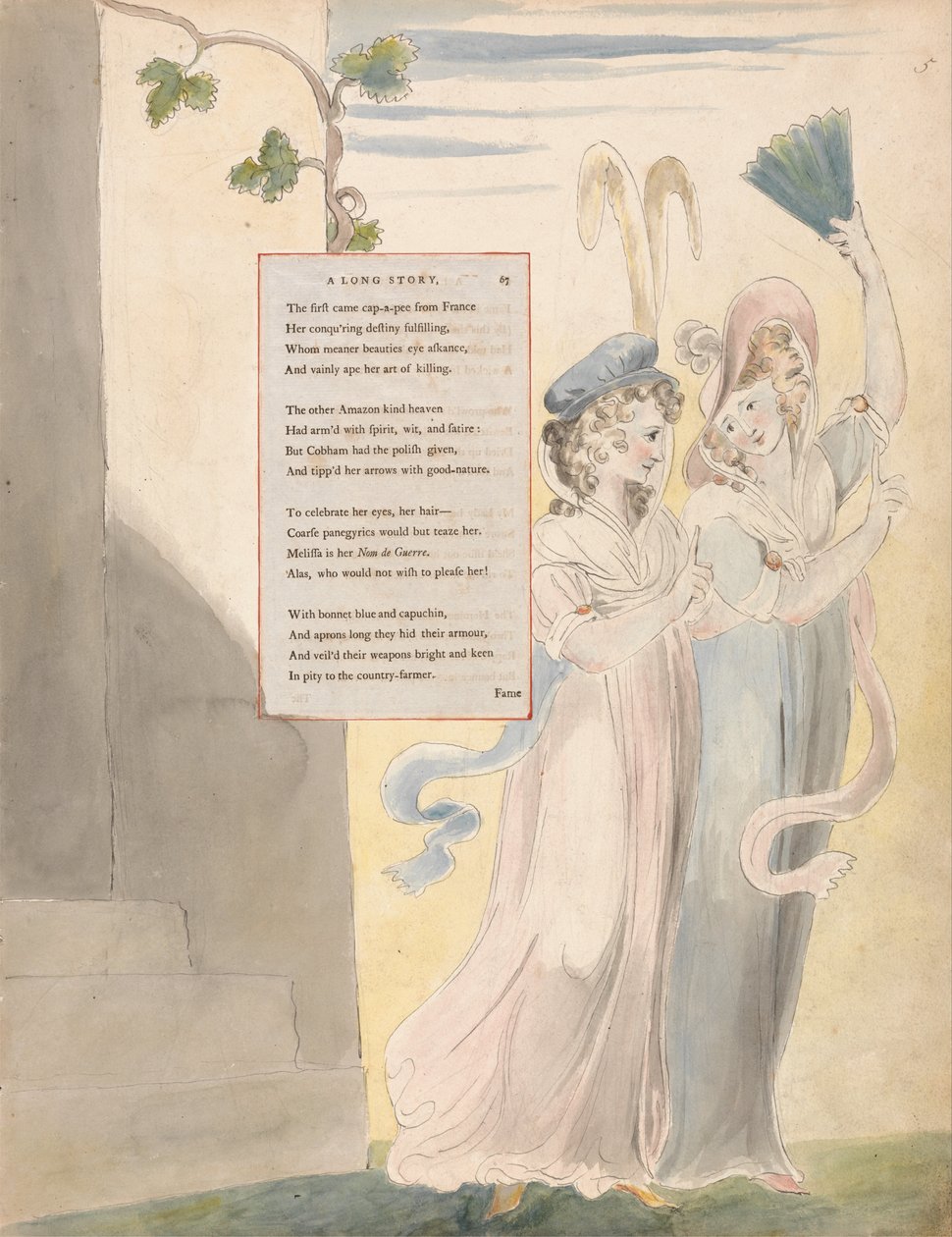 Básně Thomase Graye, Design 27, dlouhý příběh. od William Blake