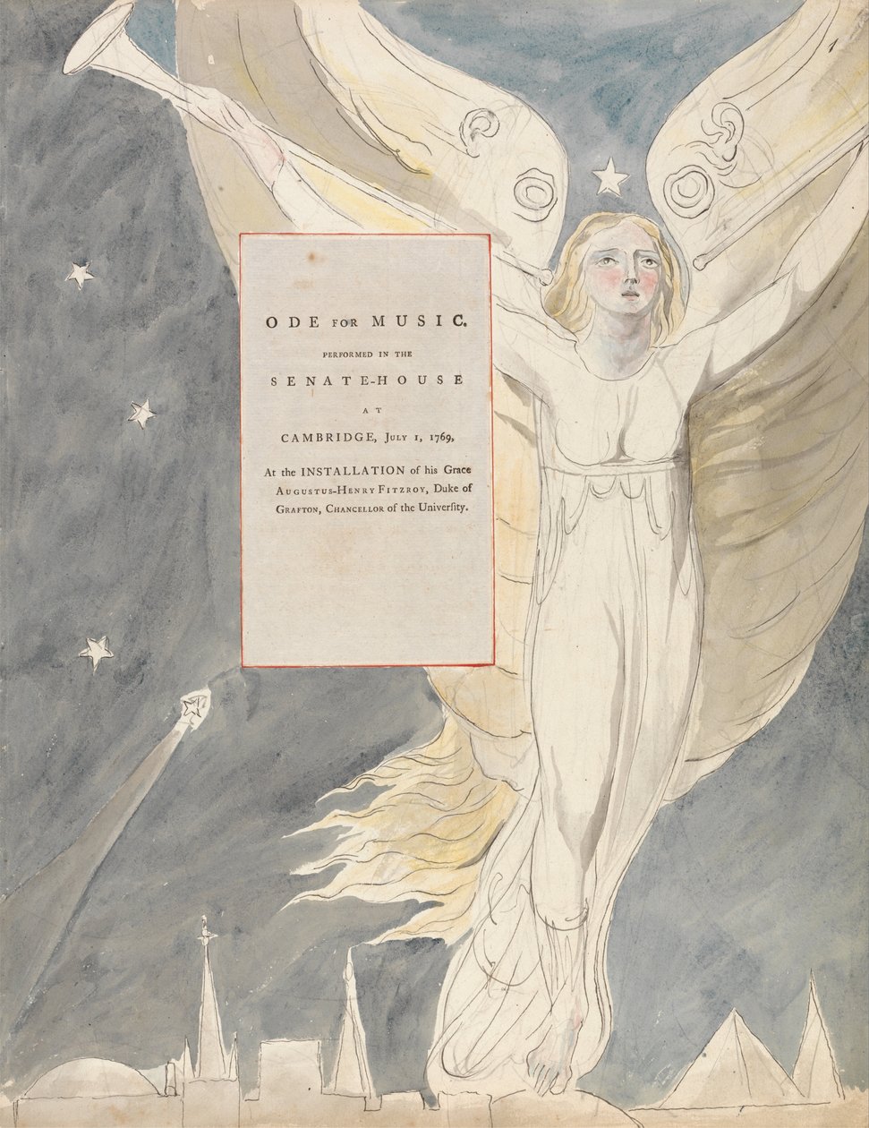 Básně Thomase Graye, design 93, od William Blake