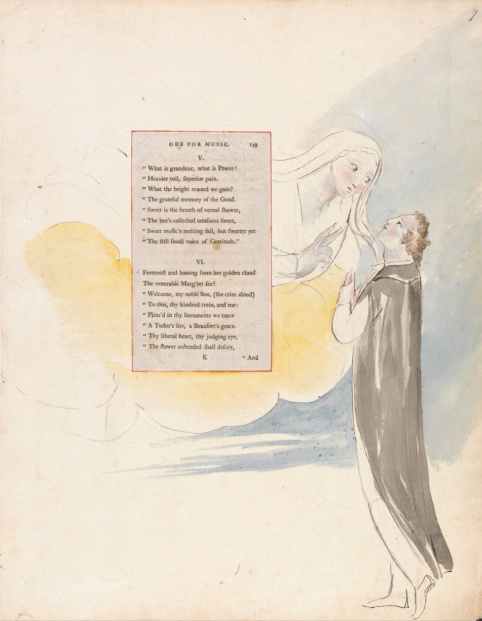 Básně Thomase Graye, Design 99, Óda na hudbu. od William Blake