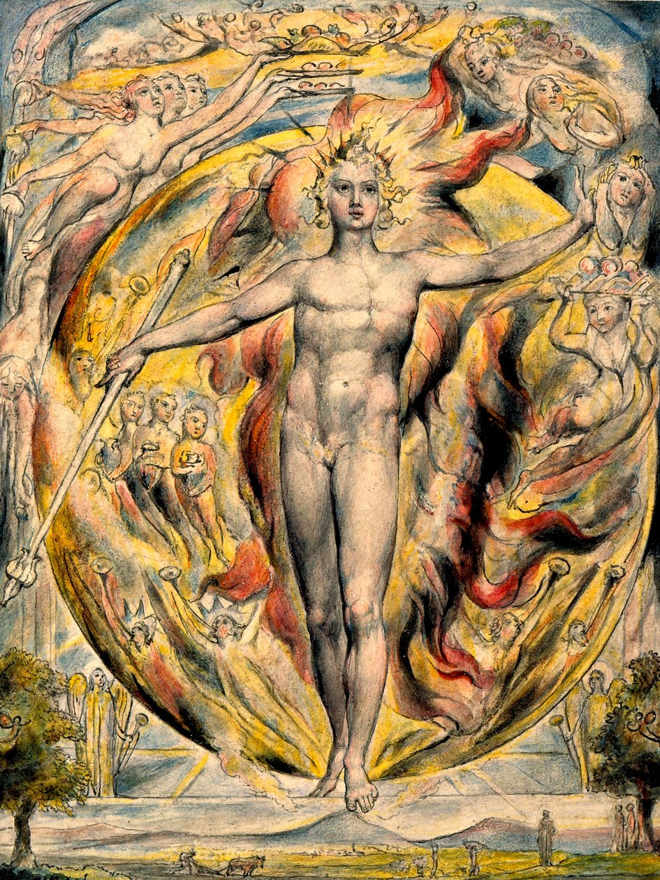 Slunce u jeho východní brány od William Blake